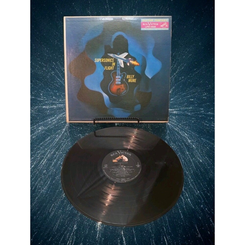 1959 Billy Mure Supersonics In Flight Record Vinyl Album RCA Victor LPM 1869 50s
